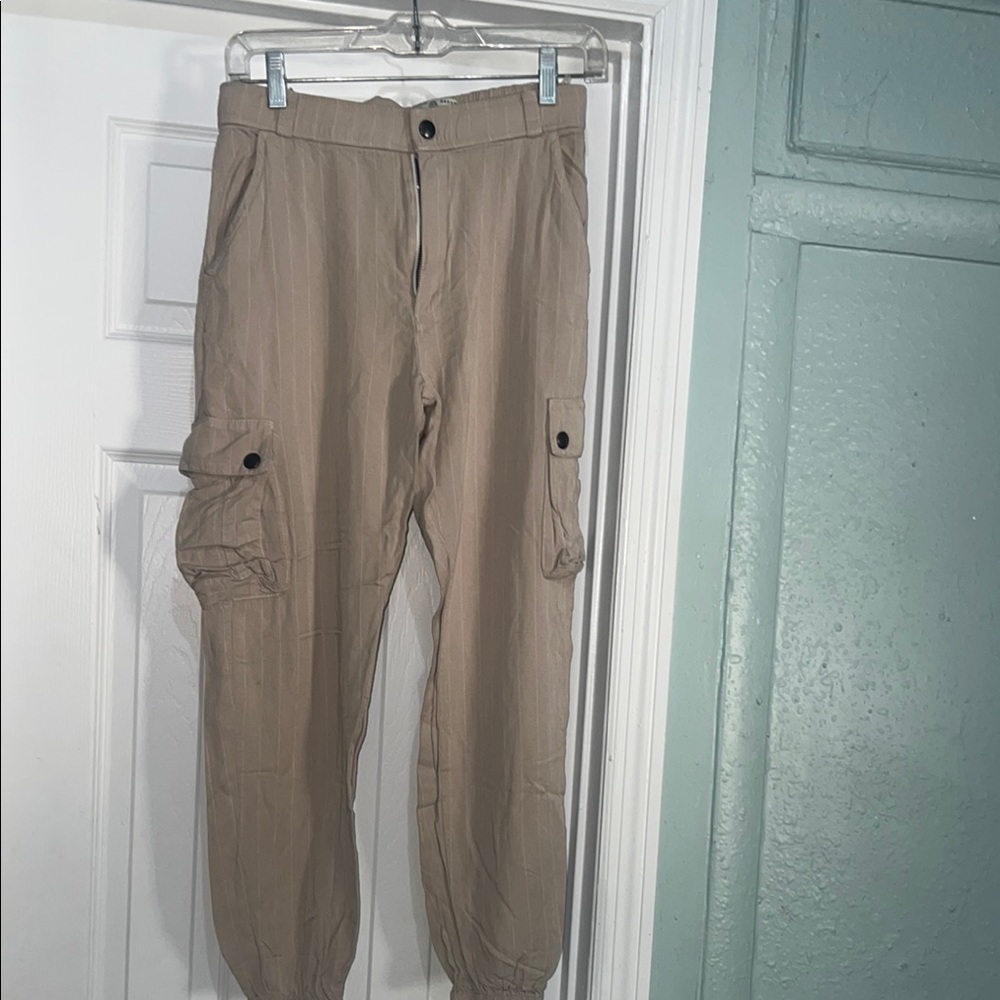Women's Tan Cargo Pants